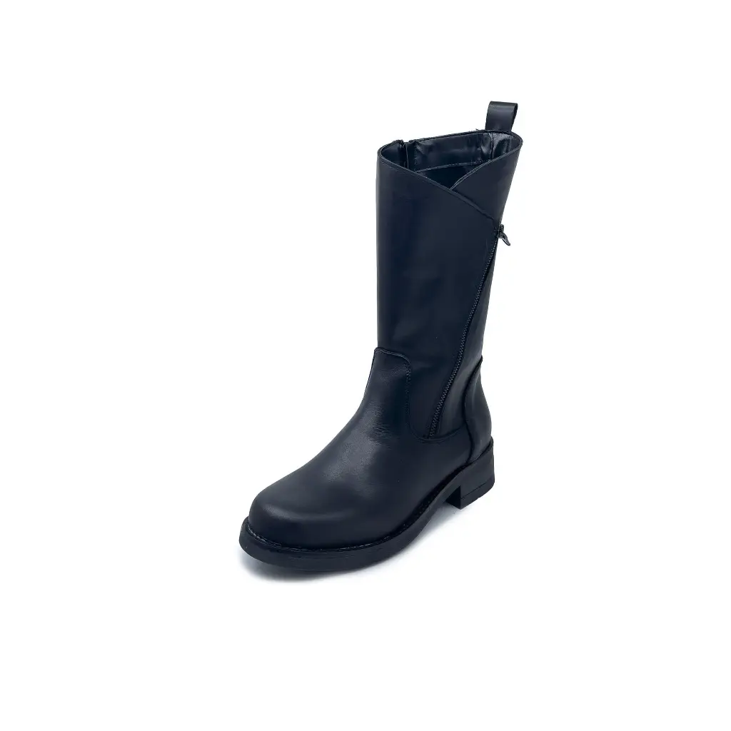 Stiv zIP laterale pelle nero s.cima Frontale.webp