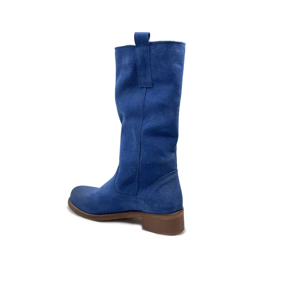 Vj Stivale camoscio blu Interno.webp