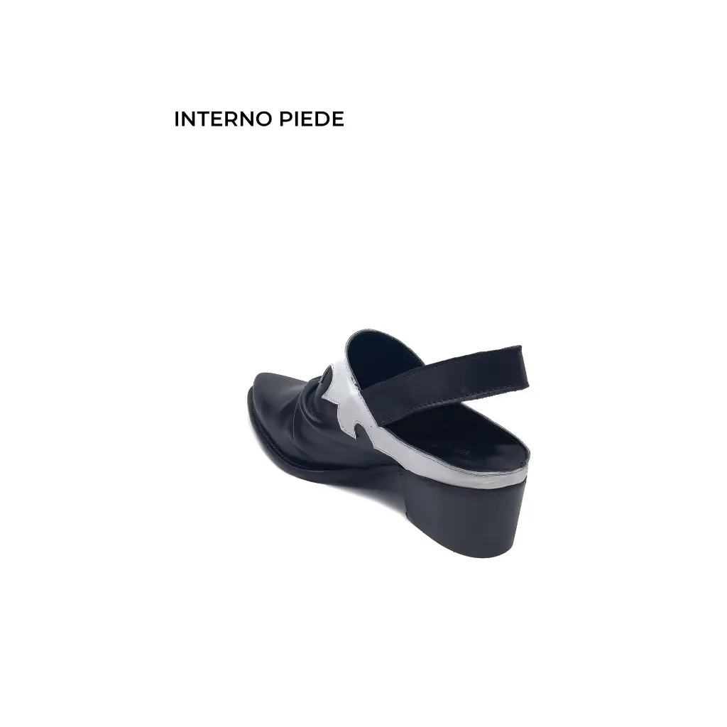 Vj Sabot bianco e nero Interno.webp