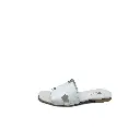 ART.0016 Peep-toe sabot in genuine black and white leather (copy)