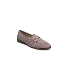 ART.176 Mocassino Camoscio Rosa con accessorio
