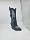 ART.290 Boots Black suede Made in Italy
