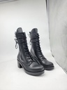 ART.288 Boots Black leather Made in Italy
