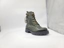 ART.287 Boots Green leather Made in Italy