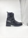 ART.286 Stivali in pelle nera Made in Italy