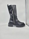 ART.285 Boots Black leather Made in Italy
