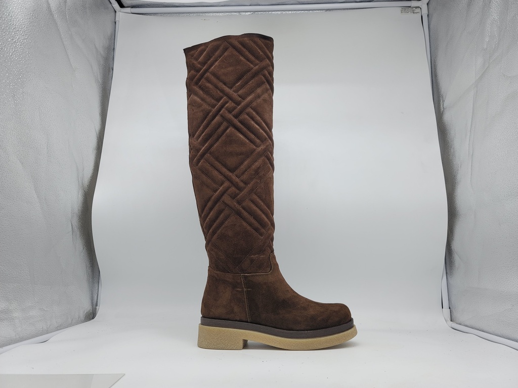 ART.44 Stivali in pelle testa di moro Made in Italy