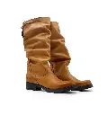 ART.211 Stivale donna in pelle cuoio Made in Italy