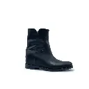 ART.267 Stivale donna in pelle nera Made in Italy