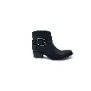 ART.248 Women's Boot in Black leather Made in Italy