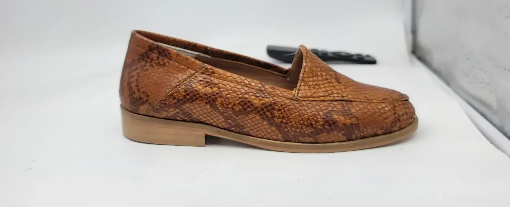 ART.173 Derby Shoe Moccasin Slip-on Sneaker Tan Leather Made in Italy