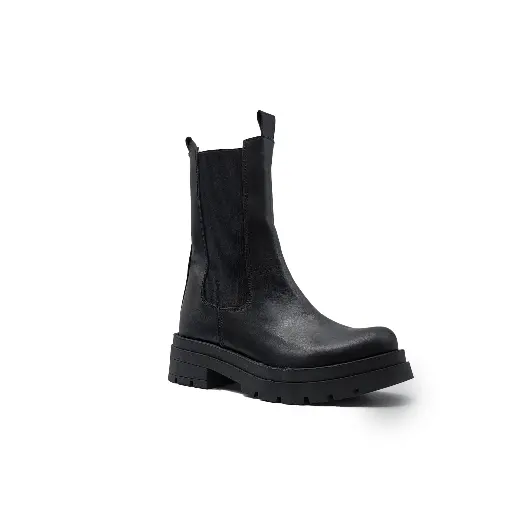 ART.232 Beatles in pelle nera Made in Italy