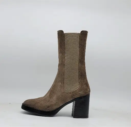 ART.70-01 Beatles in pelle taupe Made in Italy