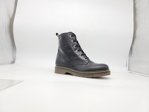 ART.291 Stivali in pelle nera Made in Italy