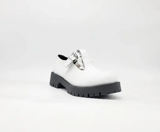 ART.138 Moccasin, Slipper, Blucher, Slip-On White leather Made in Italy